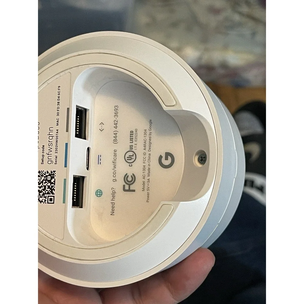 Google‎ AC-1304 1 Port 1200Mbps Wireless Router (no Power Cord)